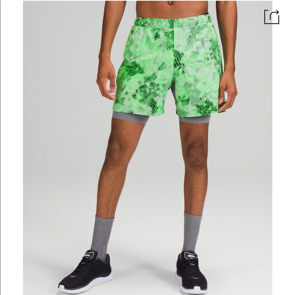 Lululemon Seawheeze 2021 Lululemon Surge Lined Short 6" Reflective